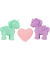 Radiergummi-Set Einhorn 3ST