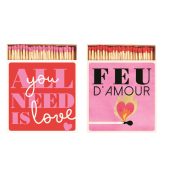 Streichholzschachtel Love sortiert