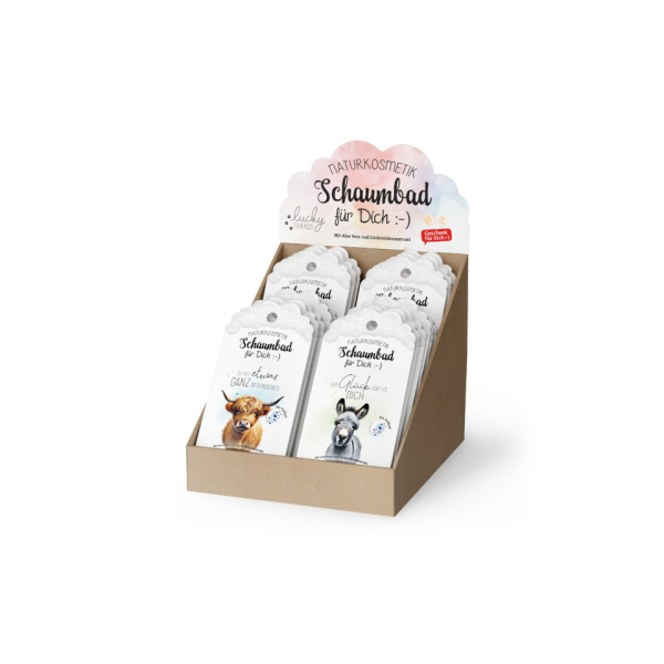 24 Stück LA VIDA Schaumbad 113800 Lucky Friends, Lindenblüten, 24x40 ml  LA VIDA