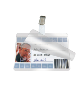 Namensschild mit Clip 10ST z. laminieren