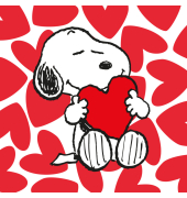 Motivserviette Snoopy