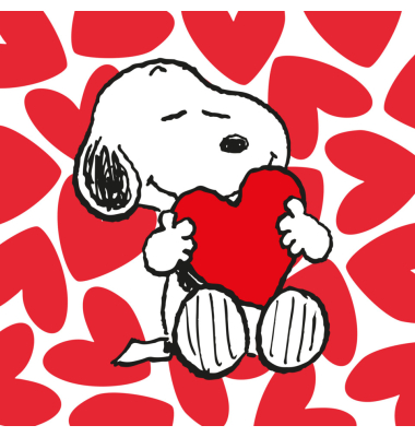 Motivserviette Snoopy