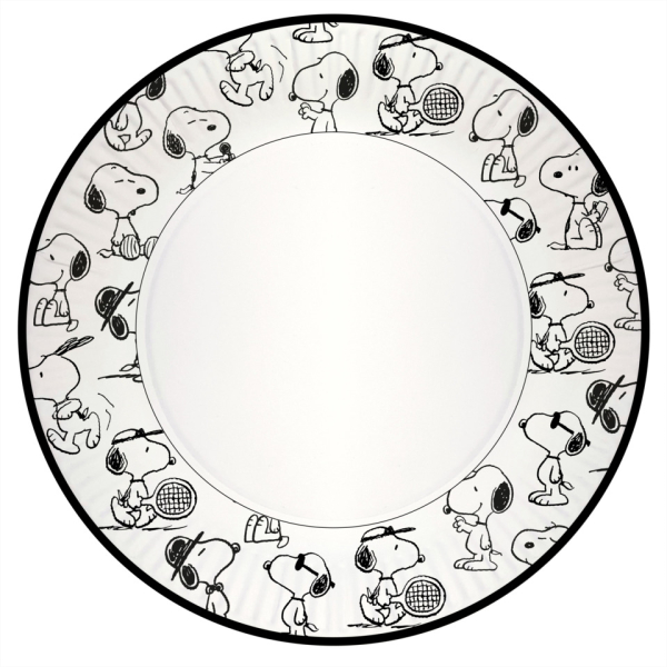 Braun und Company Motivteller Snoopy Infinity 10ST weißsw 4014995512963 Braun und Company