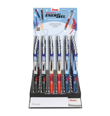 Tintenroller EnerGel XmRT Winter sort