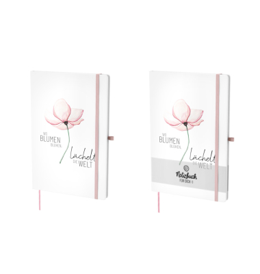 Notizbuch Lovely Greetings Bl&uuml;te