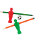 Radiergummi-Set Fu&szlig;ball 3tlg.