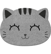 Fu&szlig;matte Cats grau