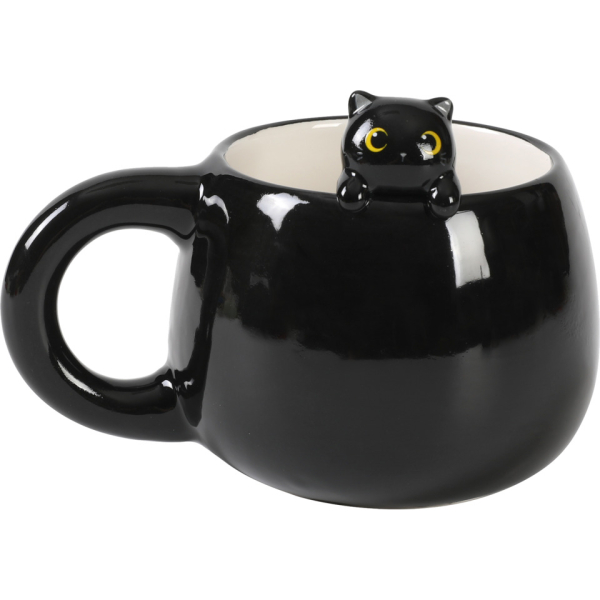 2 Stück ITOTAL Tasse mit Figur Cats schwarz 8059037072964 ITOTAL