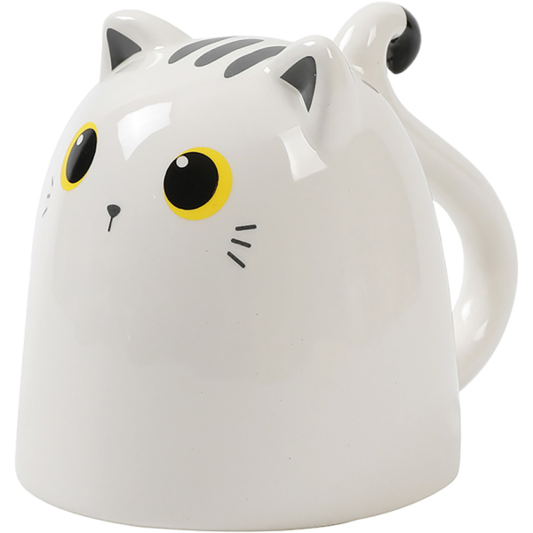 2 Stück ITOTAL Tasse Up & Down Cats weiß 8059037078720 ITOTAL