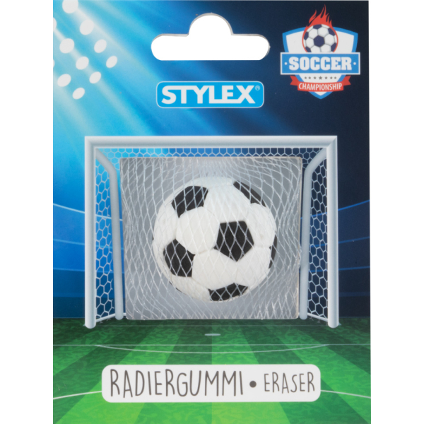 12 Stück Stylex Radiergummi 3D-Fußball 4044186340945 Stylex