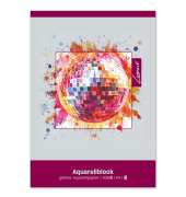 Aquarellblock A4 20 BL glatt wei&szlig;