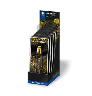 Schnellverstellzirkel Norix gelbschwarz