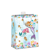 Geschenktasche 7549-2401-L, Kind Meerjungfrau, 260mm x 320mm