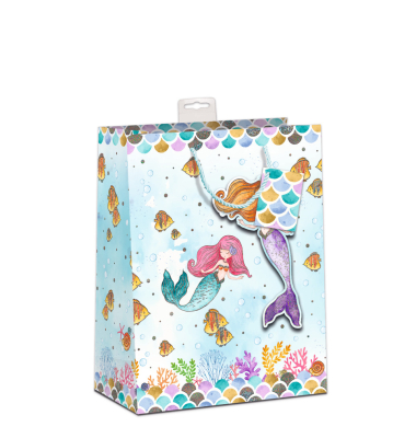 Geschenktragetasche Kind Meerjungfrau