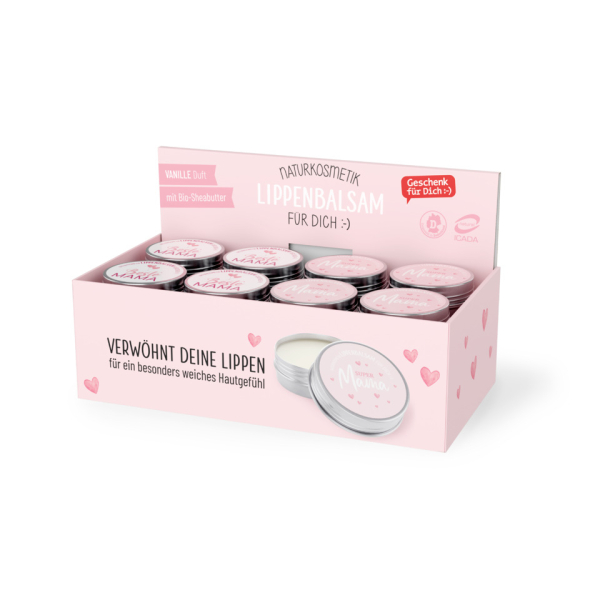 24 Stück LA VIDA Lippenpflege Mama sortiert 4027268358045 LA VIDA