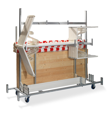 Trolley Marktst&auml;nde max 5St Hammerite