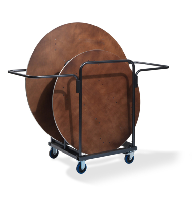 Trolley Klapptische rund max 8St Hammerite