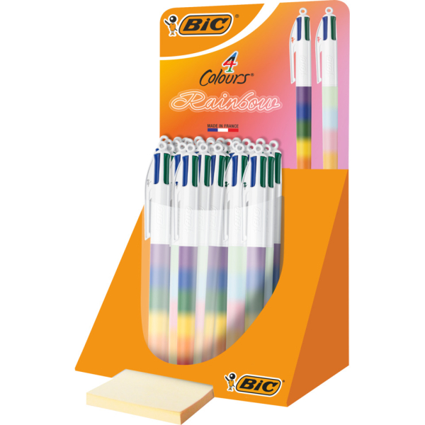 30 Stück Bic Vierfarbkugelschreiber 529672, farbig sortiert, M 3086123782464 Bic