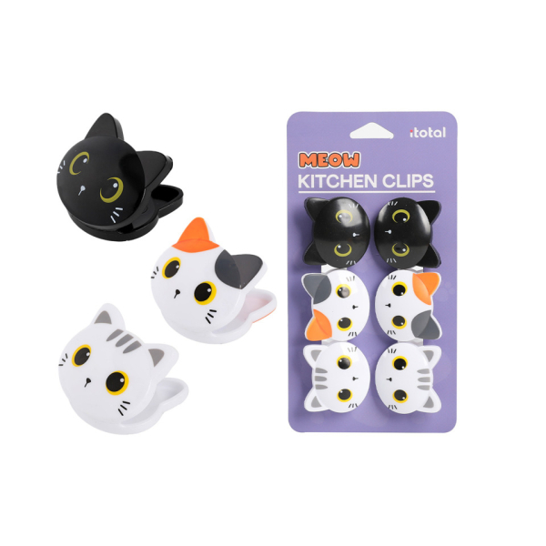 2 Stück ITOTAL Papierklemme Cats sortiert 8059037079444 ITOTAL