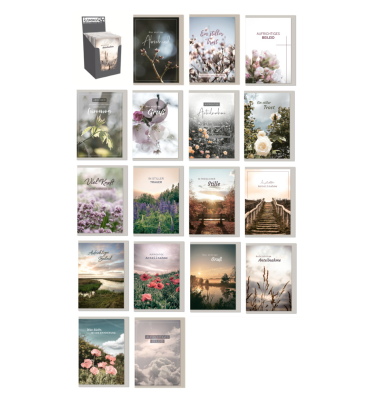 Trauerkarte Hoffnung sortiert