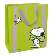 Geschenktragetasche Snoopy gr&uuml;n