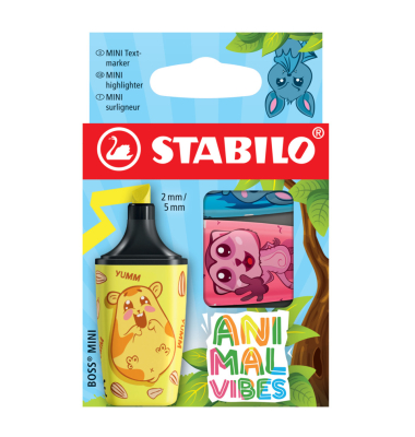 Textmarker 07/03-73, farbig sortiert, 2+5mm 