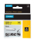 Rhino Vinyl-Schriftband 18432 12mm x 5,5m schwarz/gelb flexibel selbstklebend