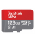 Speicherkarte microSDXC Ultra SDSQUAB-128G-GN6MA, Micro-SDXC, mit SD-Adapter, Class 10, bis 140 MB/s, 128 GB