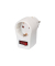 Steckdosenadapter 1508070, 1-fach, wei&szlig;
