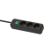 Steckdosenleiste 1152300015 Eco-Line, 3-fach, schwarz