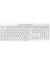 Tastatur STREAM, QWERTZ, USB, wei&szlig;grau