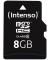 Speicherkarte microSDHC-Card Class 10 3413460, Micro-SDHC, mit SD-Adapter, Class 10, bis 25 MB/s, 8 GB