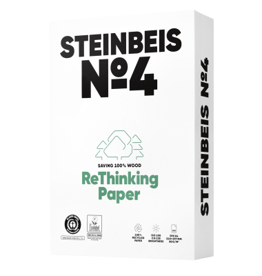 No. 4 Recyclingpapier A 4 80 g 500 Blatt ISO 100