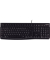 PC-Tastatur K120, mit Kabel (USB), schwarz