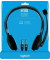 Over-Ear Headset H110 981-000271, schwarz/silber