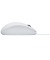 PC-Maus B100 910-003360, 3 Tasten, mit Kabel, USB-Kabel, optisch, wei&szlig;