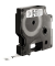 D1 Schriftband S0720680 9mm x 7m schwarz/wei&szlig; laminiert selbstklebend