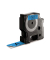 D1 Schriftband S0720860 19mm x 7m schwarz/blau laminiert selbstklebend