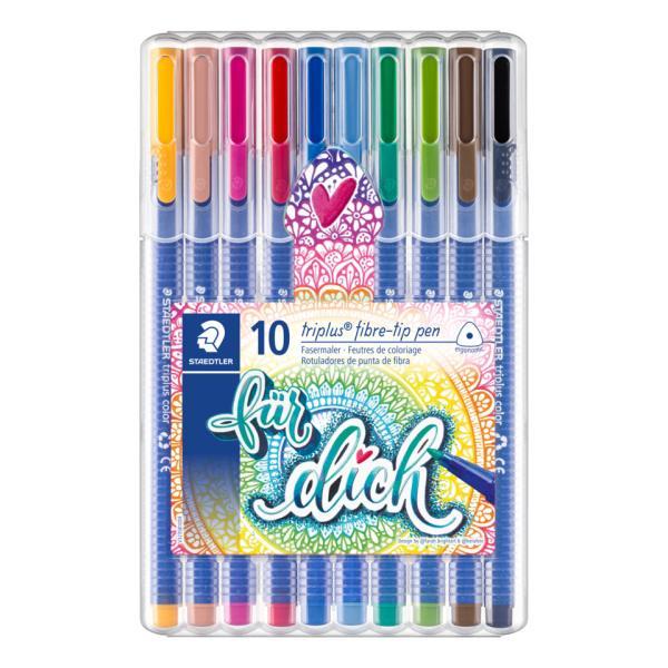 Staedtler Faserschreiberetui 10ST Triplus sortiert 4007817191286 Staedtler
