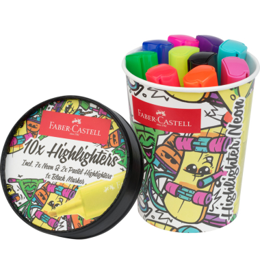 Textmarker 10ST SF Ice Cream Cup