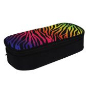 Sch&uuml;leretui klein Neon Safari Zebra