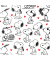 Motivservietten 1213-26112 / Snoopy, 3-lagig, 33x33cm