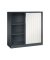 Rollladenschrank Asisto 143031000S10086, abschlie&szlig;bar, 3 OH, schwarzgrau/verkehrswei&szlig;, 120x131x43,5cm (BxHxT)