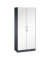 Fl&uuml;gelt&uuml;renschrank Asisto 141003000S10252, abschlie&szlig;bar, 5 OH, schwarzgrau/verkehrswei&szlig;, 120x198x43,5cm (BxHxT)