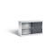 Schiebet&uuml;renschrank Acurado-2000 572300S10375, abschlie&szlig;bar, 2x2 OH, lichtgrau/schwarzgrau, 120x72x40cm (BxHxT)