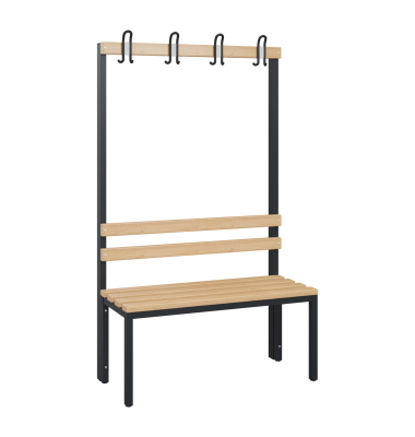 C+P Garderobenbank 1710x1000x403mm sgr