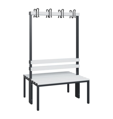 C+P Garderobenbank 1710x1000x756mm sgr/lgr