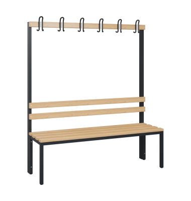 C+P Garderobenbank 1710x1500x403mm sgr