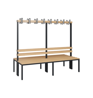 C+P Garderobenbank 1710x1500x756mm sgr