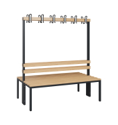 C+P Garderobenbank 1710x1960x756mm sgr